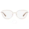 Michael Kors Demo Cat Eye Ladies Eyeglasses Mk3030 1108 54
