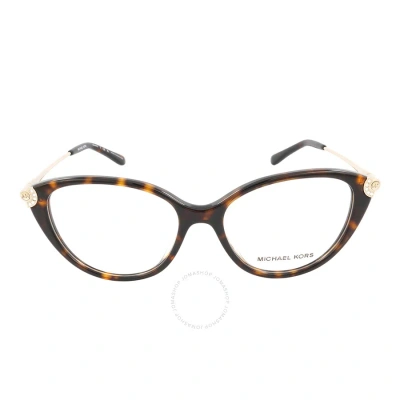 Michael Kors Demo Cat Eye Ladies Eyeglasses Mk4098bu 3006 53 In Dark