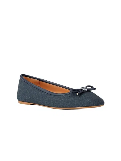 Michael Kors Denim Ballet Flat In Blue