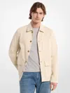 Michael Kors Denim Chore Jacket In Neutral