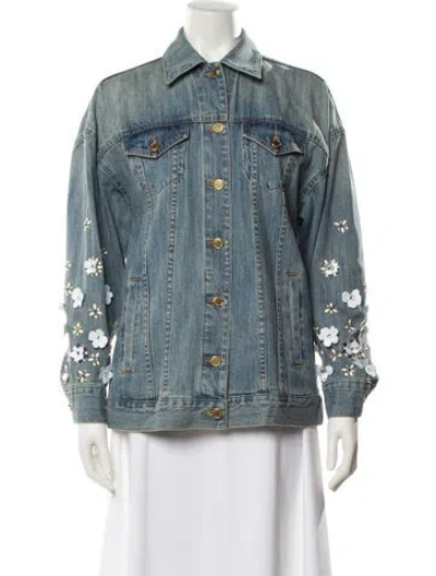 Pre-owned Michael Kors Denim Jacket In Blue