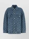 Michael Kors Denim Jacket Featuring Printed Pattern
