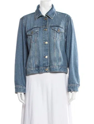 Pre-owned Michael Kors Denim Jacket W/ Tags In Blue
