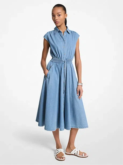 Michael Kors Denim Midi Dress
