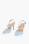 Michael Kors Denim Pumps With Rhinestones Heel 10 Cm