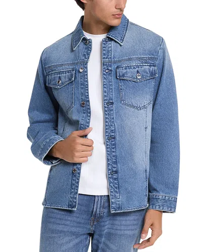 Michael Kors Denim Shirt Jacket In Union Wash