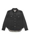 Michael Kors Denim Shirt In Grey