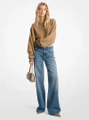Michael Kors Denim Wide-leg Jeans In Blue