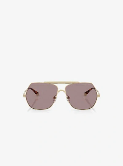 Michael Kors Denver Sunglasses In Gold