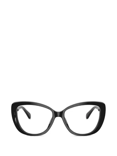 Michael Kors Dervio Cat-eye Glasses In 블랙