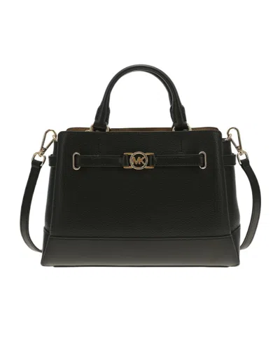 Michael Kors Black Leather Hamilton Legacy Micro Belted Crossbody