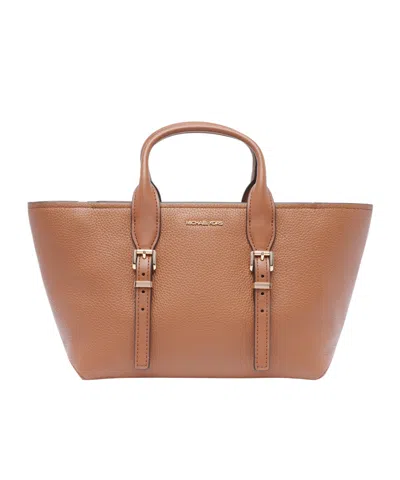 Michael Kors Double Handle Shoulder Bag In Brown