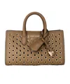 Michael Kors Double Handle Shoulder Bag In Brown