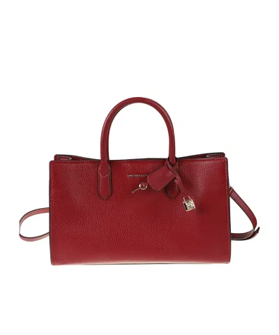 Michael Kors Double Handle Shoulder Bag In Red