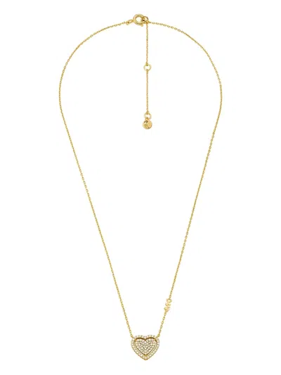 Michael Kors Double-heart Jewellery (set Of Two) In Gold