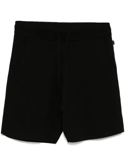 Michael Kors Double-knitted Shorts In Black
