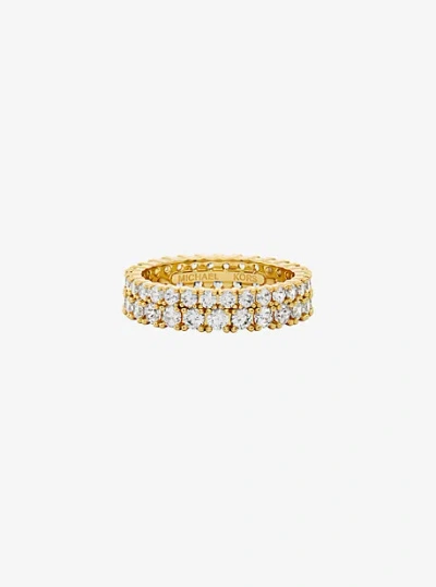 Michael Kors Double Pavé Ring In Gold