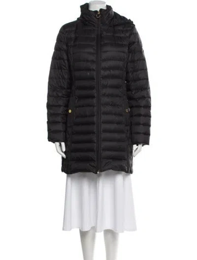 Pre-owned Michael Kors Down Coat In Black