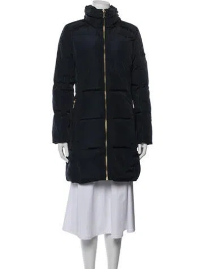 Pre-owned Michael Kors Down Coat In Blue