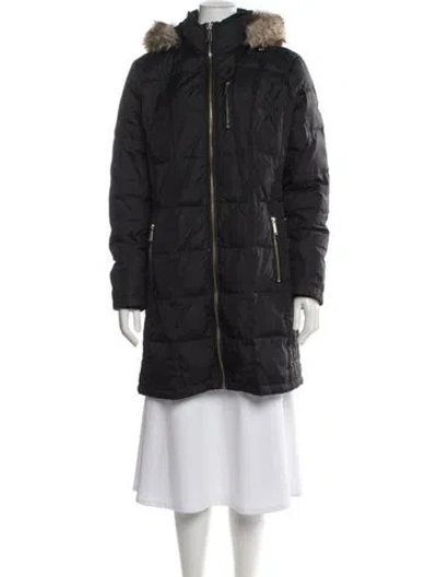 Pre-owned Michael Kors Down Coat In Grey