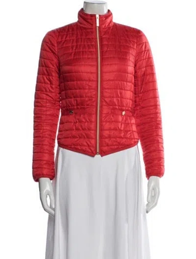 Pre-owned Michael Kors Down Jacket In Red