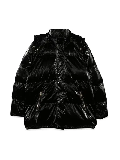 Michael Kors Down Jacket With Hood In Animal Print