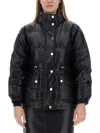 Michael Kors Down Jacket With Hood In Black