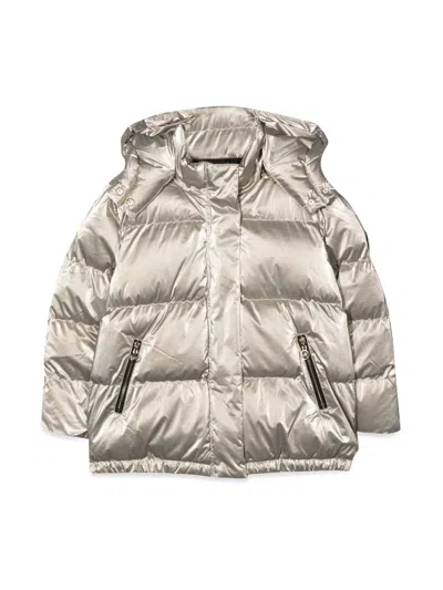 Michael Kors Down Jacket With Hood In Black