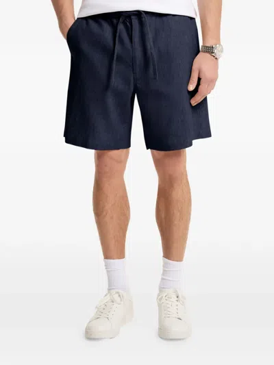 Michael Kors Drawstring Shorts In Blue