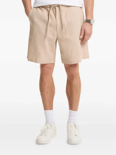 Michael Kors Drawstring Shorts In Brown