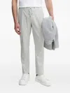 Michael Kors Drawstring-waist Pants In Gray