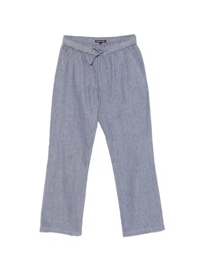 Michael Kors Drawstring-waist Trousers In Blue