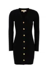 Michael Kors Black Stretch Viscose Blend Dress In Black