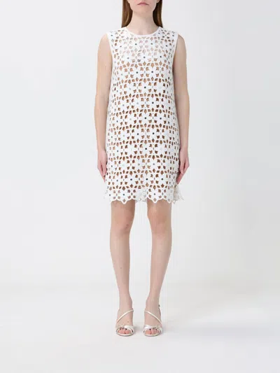 Michael Kors Dress  Woman Color White In Multi