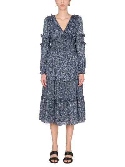 MICHAEL KORS MICHAEL KORS DRESS WITH FLORAL PRINT