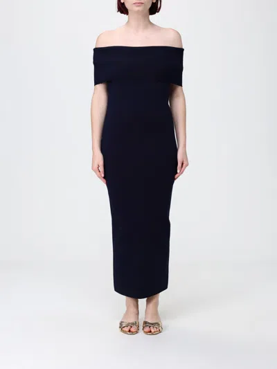 Michael Kors Dress Woman Color Blue In Multi