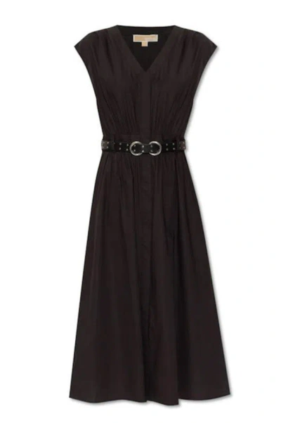 Michael Kors Belted Cotton Dress