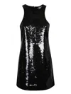 Michael Kors Dress With Sequins In Black