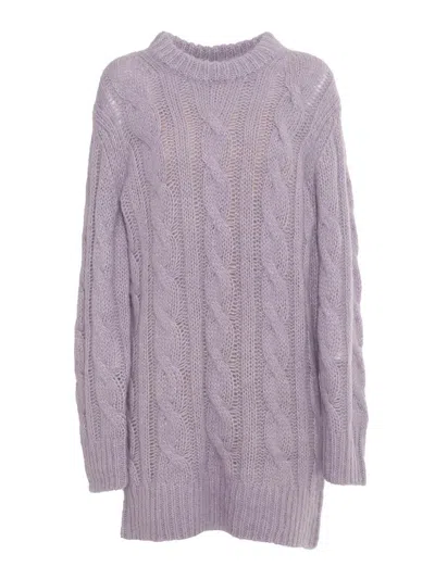 Michael Kors Midi Dress In Purple