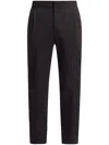 Michael Kors Knit Trousers With Pockets And Pleats In Black
