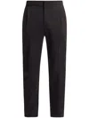 Michael Kors Knit Trousers With Pockets And Pleats In Black