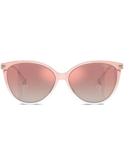 Michael Kors Woman Sunglass Mk2184u Dupont In Rose Gold Gradient