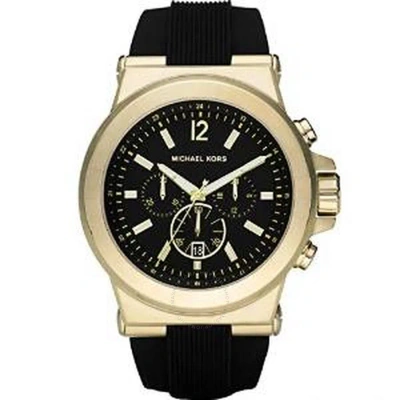 Michael Kors Dylan Black Dial Chronograph Men's Watch Mk8325 In Neutral