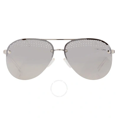 Michael Kors East Side Light Grey Mirrored Silver Pilot Ladies Sunglasses Mk1135b 18896g 59 In Grey / Silver