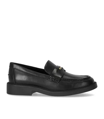 Michael Kors Eden Leather Loafer In Black