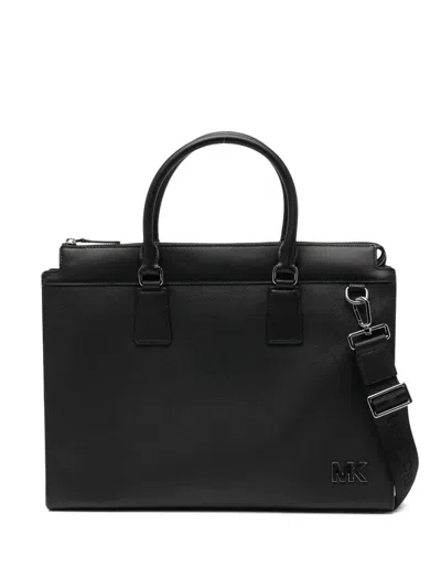 Michael Kors Edison Briefcase In Black