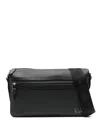 Michael Kors Edison Medium Messenger Bag In Black