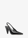 Michael Kors Electra Leather Slingback Pump In Black