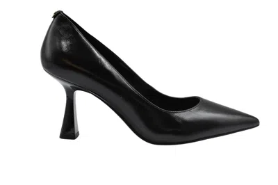 Michael Kors Pointed-toe Heels With Sculpted Block Heel Design In Black