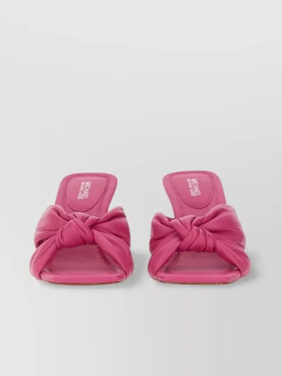Michael Kors "elena" Knotted Square Toe Sandals